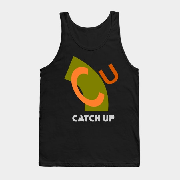 catch up Tank Top by taniplusshop